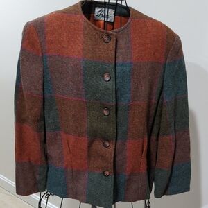 Vintage Tweed Multicolor Blazer..1960's